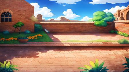 14948-762222473-Concept art, horizontal scenes, horizontal line composition, no humans, scenery, sky, outdoors, day, cloud, plant, fire, brick w.png